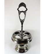 Antique Aesthetic Castor Stand  Silver Plate Victor Silver Co. Bird w/ E... - £12.61 GBP