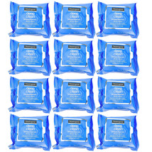 12-Pack New Neutrogena Make Up Remover Cleansing Facial Towelettes Refil Wipes,2 - $67.88