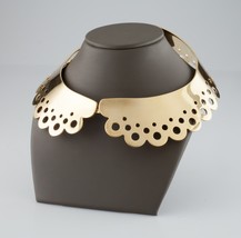 Louis Vuitton Peter Pan Hide &amp; Seek Gold-Plated Collar Necklace Retail $... - $1,372.14