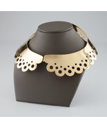 Louis Vuitton Peter Pan Hide &amp; Seek Gold-Plated Collar Necklace Retail $... - £1,095.45 GBP