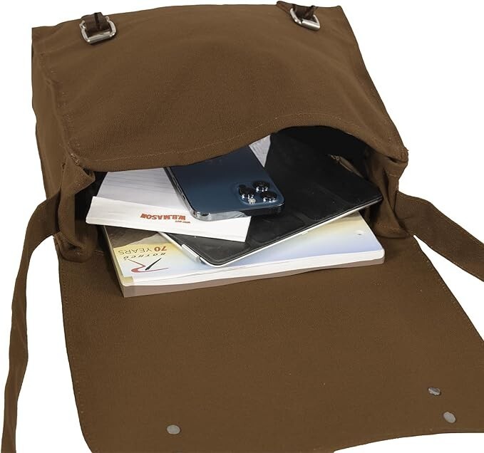 Rothco Vintage Medic Canvas Bag W Cross Crossbody Messenger Shoulder Bag Brown Item image 2