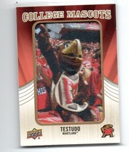 Testudo 2012 Upper Deck Football College Mascots Patch Maryland Terrapins CM-74 - £7.41 GBP
