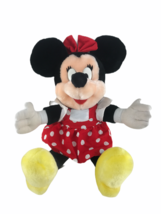 Minnie Mouse Disneyland Disney Parks Seated Plush Stuffed Animal Toy 12&quot;... - £12.59 GBP