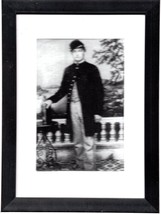 Digital B&amp;W Photograph Reproduction (Framed) American Civil War Soldier - £7.98 GBP