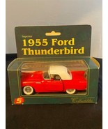 1955 Ford Thunderbird Die Cast Collectible by Superior Official Lic .Pro... - $33.60 CAD