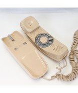 Bell Beige Trimline Rotary Desk Phone Western Electric Working Condition - $584.11 MXN