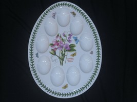 Portmeirion Botanic Garden Deviled Egg Plate Holds 9 Deviled Eggs  - Swe... - $26.73