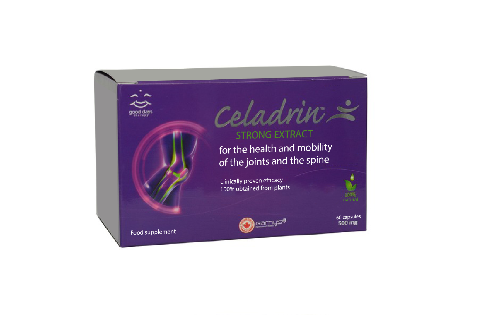 Celadrin Extract Forte  60 Capsules - 100% Vegetable, Enriched With Vitamin C