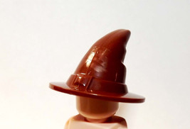 Toys Brown Witch Hat Minifigure Custom Toys - £1.99 GBP