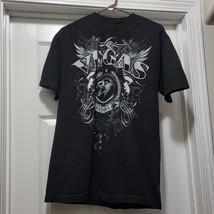 Harley Davidson Las Vegas Nevada Black Silver Eagle 2 Sided Shirt 2013 M... - $355.96 MXN