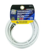 Monster Cable Video Coaxial Cable Digital 75 Ohm 12 &#39; Carded - $30.92 CAD
