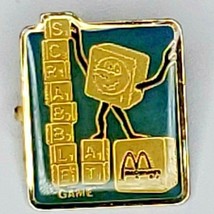 1992 McDonald&#39;s &quot;Scrabble At McDonalds&quot; 1&quot;x .75&quot; Lapel Pinback Button T2-4 - £15.27 GBP
