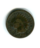 1898 Indian Head Penny United States Small Cent Antique Circulated Coin 03747