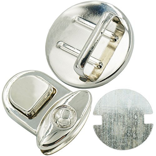 Bluemoona 10 Set - Travel Bag Tuck Lock Clasp Closure Catch Nickel