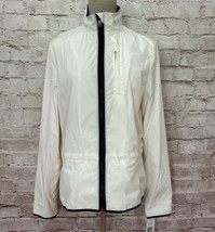 Lauren Ralph Lauren Womens M Pearl Windbreaker Full Zip Cinch Toggle Wai... - £73.98 GBP