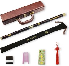 Rosewood Professional E Key Dizi Flute With Free Membrane And Glue. - $84.92