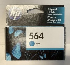 NEW HP 564 CYAN Standard Ink Cartridge CB318WN#140 Dated DEC 2022 - $9.36