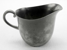 Vintage Cream Pitcher, Plymouth KS Pewter, Pattern 84075, Broad Spout, #PCP11 - £15.67 GBP
