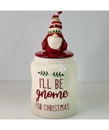 Ceramic Cookie Jar I’ll Be Gnome For Christmas 12” New - $36.49 CAD