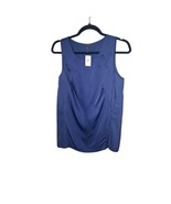 NEW Ann Taylor Size 6 Navy Blue Sleeveless Blouse Shell Summer Business Casual - $24.99