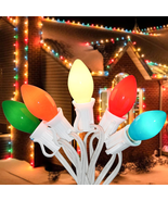 25Ft Christmas Lights Multicolor, C7 Vintage Christmas Light with 27 Col... - $608.71 MXN