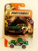 Matchbox 2020 #66 Green &amp; White 85 Porsche 911 Rally MBX Jungle Series MOC - £7.85 GBP