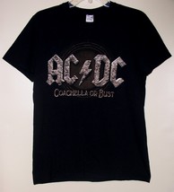 AC/DC Concert T Shirt Coachella 2015 Coachella Or Bust In Rock We Trust ... - £52.07 GBP