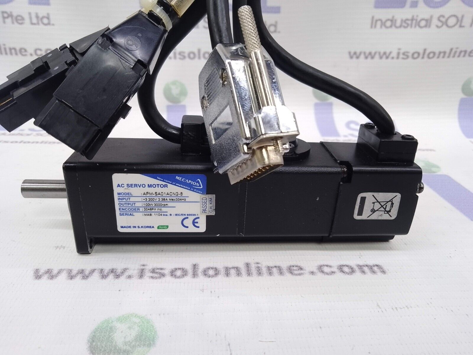 Mecapion  APM-SA01ACN2-8 AC Servo Motor - $226.80