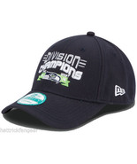 Seattle Seahawks New Era 9Forty 2014 NFC W.Division Champs Football Cap Hat - £14.11 GBP