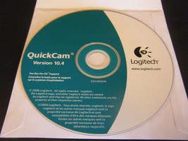 Logitech QuickCam Version 10.4 Driver Software (PC, 2006) - Disc Only!!! - $10.52