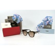 Fendi FF0356S Vh8 Havana Tortoise Acrylic Sunglasses NWT Case - €203,13 EUR