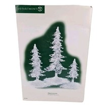  Department 56 Christmas Village Ice Crystal Pines Accessories 3 Tree 53081 - £31.46 GBP