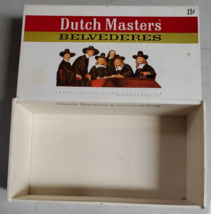 Dutch Masters Belvederes Cigar Box Empty Vintage holds 50 cigars - £7.77 GBP