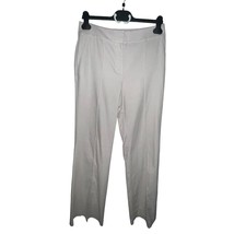 Loft Peyton Trouser Pants in Linen Cotton Blend Beige Cream Women Size 4... - $284.78 MXN