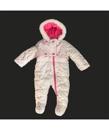 Wippette Kids Infant Star Pink Fleece Snowsuit 6/9 Months Baby - $460.91 MXN
