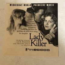 Lady Killer Tv Guide Vintage Print Ad Judith Light Jack Wagner Tracey Gold Tpa12 - £4.73 GBP