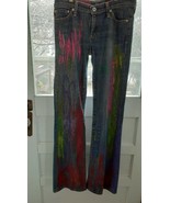 Adriano Goldschmied, AG The Angel boot cut, painted/distressed, USA, 27R... - $65.00