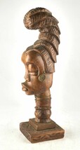 *Vintage Wooden Statue Hand Carved African Woman 19 1/2” - $111.94 CAD