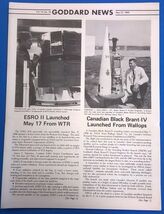 NASA Goddard News &amp; Inside Goddard newsletters May 27 1968 - $14.84
