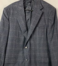 Canali Jacket Cashmere Blazer Sport Coat Wool Made in Italy Plaid Mens EU56 US42 - £72.15 GBP