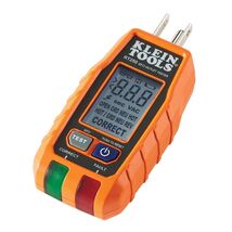 Advanced GFCI Receptacle Tester with Auto-Hold &amp; LED Indicators for 120V... - $50.44