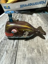 VTG Billy the Ball Blowing Magic Whale 1960s Japan KO Co. Mechanical Toy - $49.49