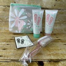 Mary Kay Rosemary Mint Pedicure 3 Piece Set With Vinyl Bag Mother&#39;s Day Gift - £15.81 GBP