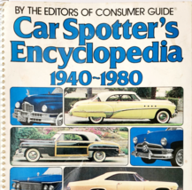 1982 Car Spotter&#39;s Encyclopedia 1940-1980 Models Illustrated PB Automobi... - $39.99