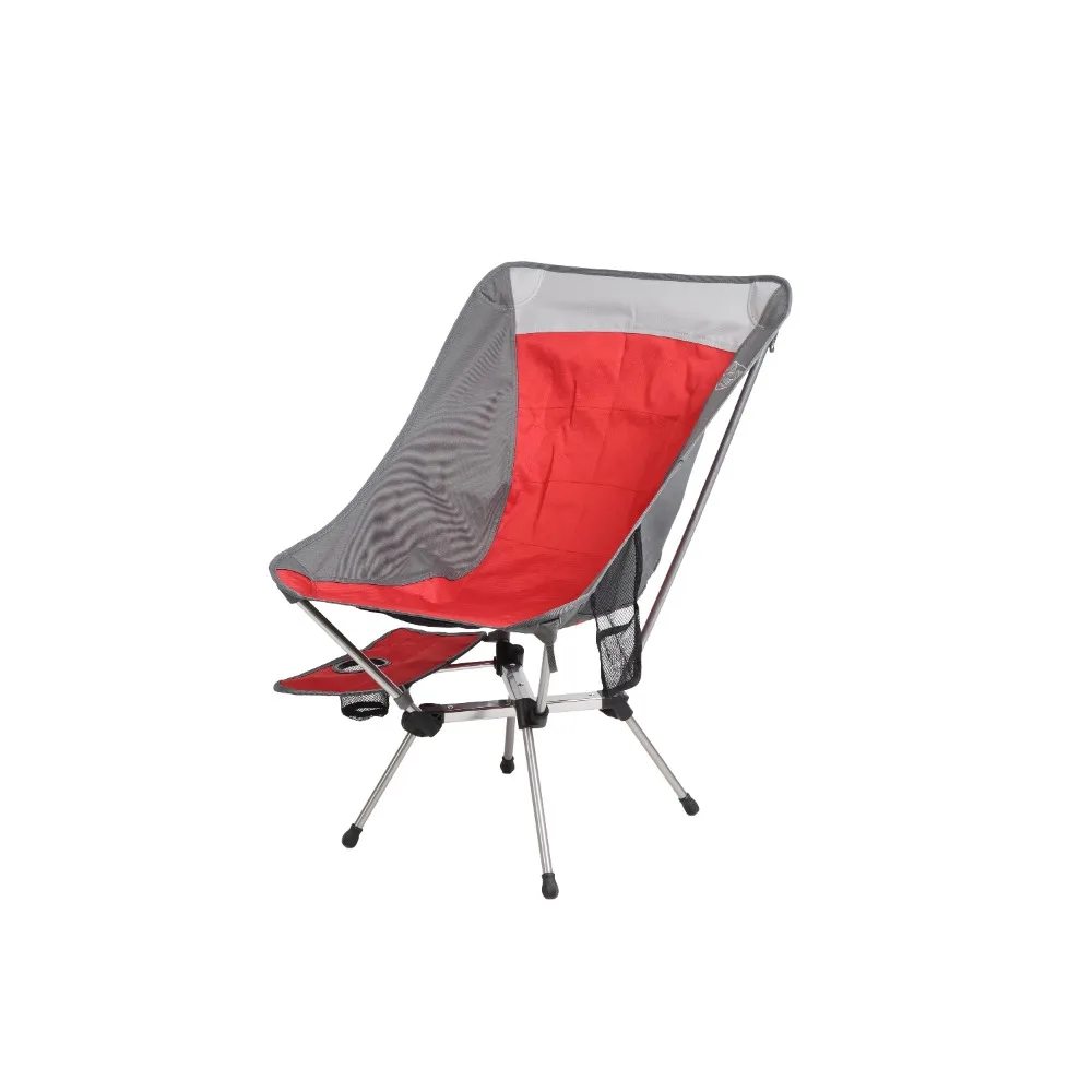 Red and Gray Camping Supplies Yew X-Frame Backpack Camping Chair Adult Chairs - £71.87 GBP+