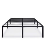 King size 18-inch High Rise Heavy Duty Metal Platform Bed Fame with Stee... - $344.51 CAD