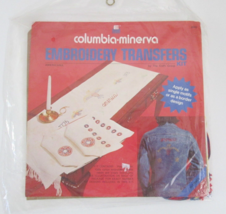 Columbia Minerva Bicentennial Embroidery Transfers 6582 Floss Sealed Vin... - £14.31 GBP