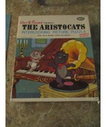 Vintage Walt Disney The Aristocats Interlocking Picture Puzzle by Jaymar Moment  - $19.00