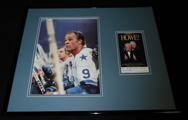 Gordie Howe Signed Framed 16x20 Photo Set WHA Houston Aeros - £185.00 GBP