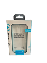 Presidio Perfect With Impact Geometry Iphone 13 Pro Case Clear Fountain Teal New - £6.32 GBP